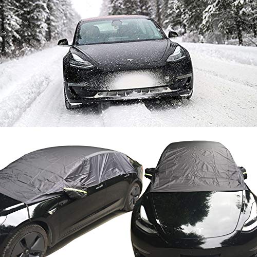Car Cover Waterproof Outdoor for Tesla Model-3 Model-S Model-Y Model-X,Full Car  Cover Sun Rain UV Dust Snow All Weather Protection Scratch Resistant  Breathable Car Tarpaulin with Cotton (Color : F, : 