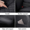 Black Full Coverage & Tailored Fit Faux Leather Seat Cover Set (Front & Rear) for Tesla Model Y