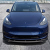 Front Bumper Lip for Tesla Model Y Accessories Carbon Fiber Style Spoiler Splitter Side Body Kit Trim Protection Car Exterior Accessory (Matte carbon fiber)