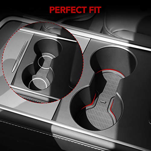 Tesla Model Y Door Cup and Center Console Liner Mats