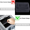 Center Console Organizer Tray Compatible with Latest 2021 Tesla Model 3 & Y Flocked