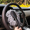 9pcs Car Cleaning Tools Kit Include Tire Brush, Wheel Brush, Wash Mitt Sponge, Big Microfiber Waffle Towels, Window Cleaner Squeegee, Dirt Duster
