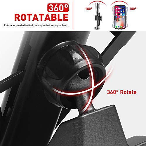Car Phone Mount for Tesla Model 3, KFZMAN Model 3 Phone Holder Left Dashboard with 360 Degree Adjustable Joint, Custom Fit with Tesla Model 3