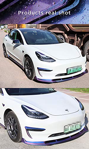 Starry Sky Chameleon Series ABS Bumper Headlight Patch for 2017-2022 Tesla Model 3 & Y