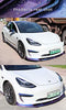 Starry Sky Chameleon Series ABS Bumper Headlight Patch for 2017-2022 Tesla Model 3 & Y