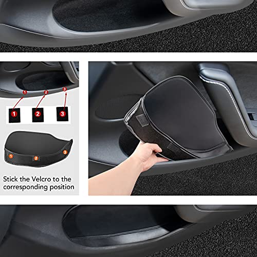 Tesla Model Y Leather Door Side Storage Box Protector Door Organizer Tray