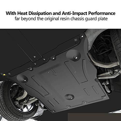 Sound Dampening Front & Rear Axle Skid Plates for Tesla Model Y