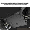 Sound Dampening Front & Rear Axle Skid Plates for Tesla Model Y
