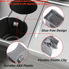 2021-2022+ Tesla Model 3 & Model Y Cup Holder Divider (Matte Gray)