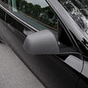 Tesla Model Y Side Door Mirror Cover Carbon Fiber Pattern Rearview Mirror Molding Trim for Tesla Model Y Accessories 2020-2021 (Matte Carbon Fiber Pattern)