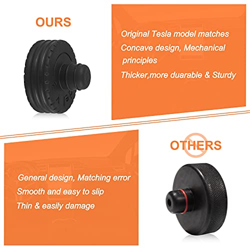 3 in 1 Jack Pad for Tesla Model 3/S/X/Y with Traffic Cone and Storage, 4 Lifting Pucks