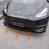Front Bumper Spoiler Lip for Tesla Model Y (Gloss Black)