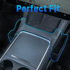Center Console Side Organizer Compatible with 2021-2022 Tesla Model 3/Y Tray Storage Box with Flocking