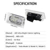 Car Interior LED Car Door Light Upgrade Lighting Replacement Ultra-bright Easy-Plug with Prying Tool Compatible Kit Glitter Lamp for Tesla Model 3 Model S Model X Model Y (ICE BLUE 4PCS)