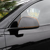 Tesla Model Y Side Door Mirror Cover Carbon Fiber Pattern Rearview Mirror Molding Trim for Tesla Model Y Accessories 2020-2021 (Matte Carbon Fiber Pattern)