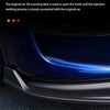 Front Bumper Lip for Tesla Model Y Accessories Carbon Fiber Style Spoiler Splitter Side Body Kit Trim Protection Car Exterior Accessory (Matte carbon fiber)