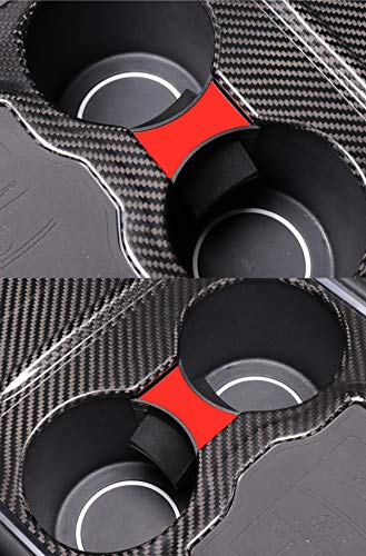 Tesla Model 3 2021-2022+ car Water Cup Slot Slip Limit Clip ABS Car Cup Holder Limiter(M3-GA80RED)