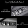 Tesla Model S & X 2016 thru 2020 Carbon Fiber Window Door Switch Covers