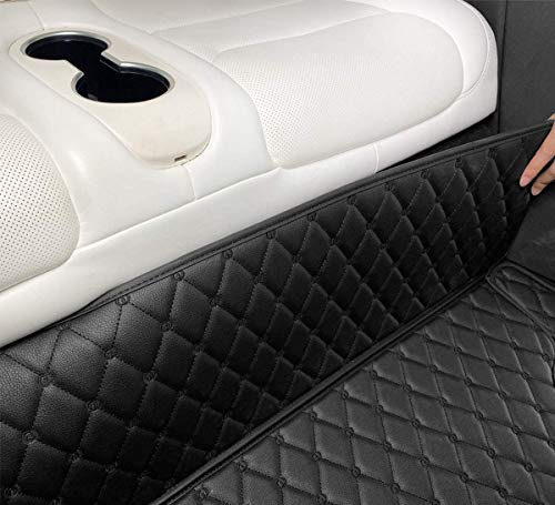 Tesla Model X 6 Seat Floor Mats All-Weather PU Leather Mats Include Front and Rear Trunk Mat