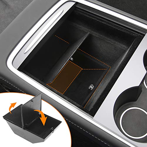 2021+ Tesla Model 3 & Model Y Center Console Hidden Storage Box Organizer