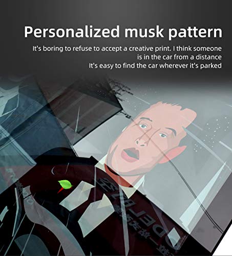 Sun Shade for Tesla Model Y 2020-2021 Front Glass Sunshade with Small Size and Easy Storage