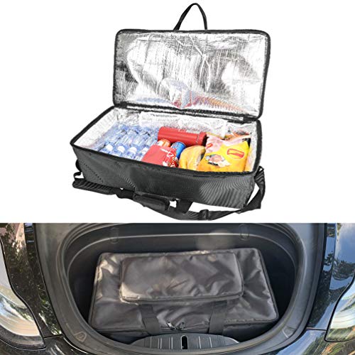 Tesla Model 3 & Model X Insulated Frunk Cooler Bag with Zipper Mesh Pockets