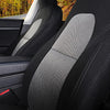 Front Car Seat Covers Custom Fit for Tesla Model 3/Model Y Car Seat Protector 2PCS, Fully Wrapped Farbic Mesh Seat Cover Set for Tesla Model 3/Y2017 2018 2019 2020 2021 Gray and Black