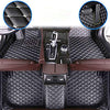 Customized Car Mats are Suitable for Volkswagen ID.4 CROZZ / 2021 Year Waterproof Lining Full Set of Environmentally Friendly Flooring (Black Beige,ID.4 CROZZ / 2021 Year)