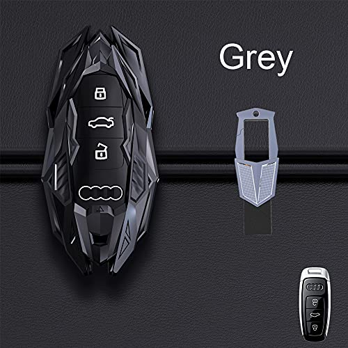 For Audi Key Fob Cover Case, Metal Key Fob Case for Audi A3 A6 A7