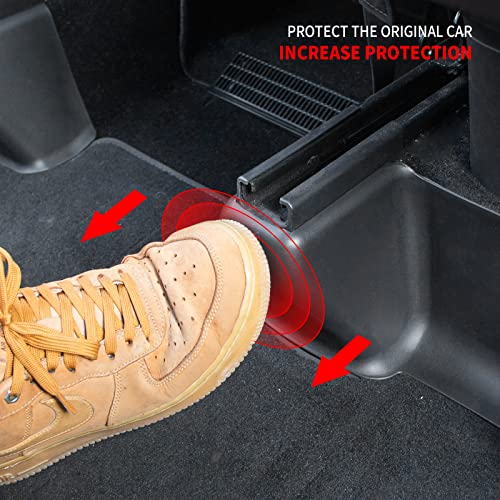 Seat Slide Rail Cover/Under Seat Rail Protector for 2020-2023 Tesla Model Y(9 Piece Set)