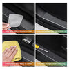 Carbon Fiber Front and Rear Door Sill Protectors for 2020-2022 Tesla Model Y (Protective Film Modification)