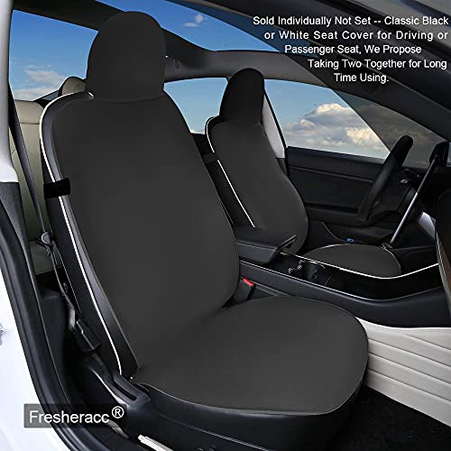 Waterproof and Machine Washable Seat Cover for Tesla Model S, 3, & Y (Black)