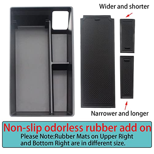 Mustang Mach-E Armrest Storage Box Organizer w/o Coin Holder Center Console Tray Accessories