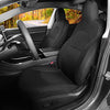Front Car Seat Covers Custom Fit for Tesla Model 3/Model Y Car Seat Protector 2PCS, Fully Wrapped Farbic Mesh Seat Cover Set for Tesla Model 3/Y2017 2018 2019 2020 2021 2022, Solid Black
