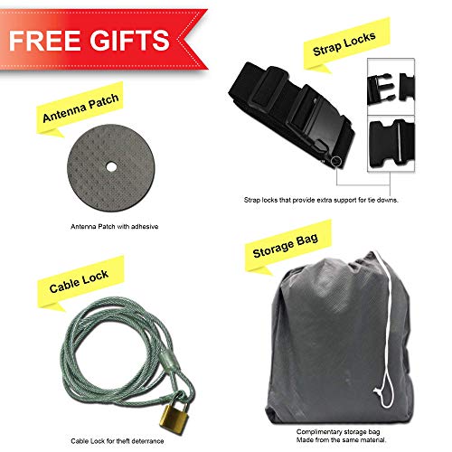 5 Layer Car Cover for 2021-2022 Volkswagen ID.4, Semi Custom Fit Full Coverage Pollution, Dust, Sun, Snow, Rain, Hail All Weather Protection, Breathable