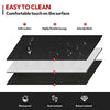 Tesla Model 3 & Y Black Leather Seat Back Kick Protector/Kick Mat with Storage Bag Black (2 Piece Set)