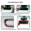 Bling Crystal Red Rear View Mirror Cover for Tesla Model S, 3, X, & Y