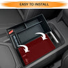 Mustang Mach-E Armrest Storage Box Organizer 2021-2022 Center Console Tray Accessories 2021