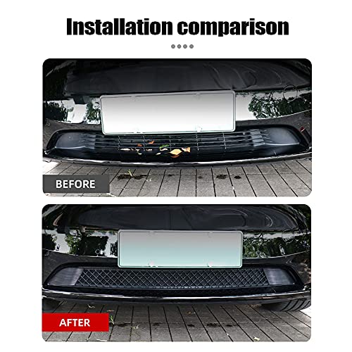 Front Bumper Grille Mesh Grid Insert for Tesla Model 3