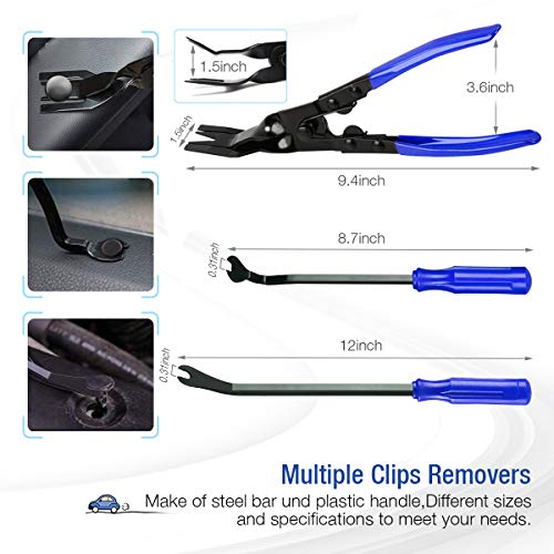 88 Piece Trim Removal Set for Tesla Model S, 3, X, & Y