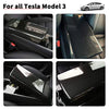 Center Console Cover Armrest Protector for Tesla Model 3 Mid-Console Armrest Box Pad Carbon Fiber Printing