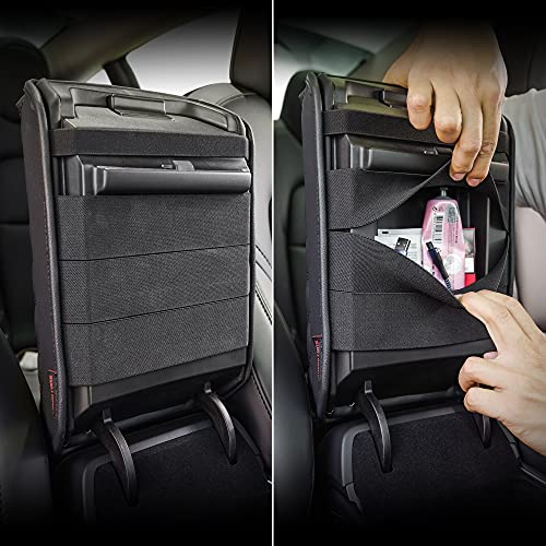Padded and Quilted Armrest Cushion Cover for Tesla Model 3 & Y (White)