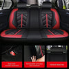 Front & Rear Seat Covers for Chevy Chevrolet Bolt EV EUV Car Seat Cover Luxury PU Leather Sporty Breathable Comfortable Red×Black