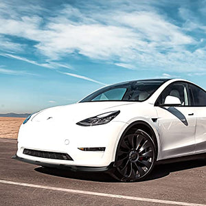 Tesla Model Y Spoiler Lip ABS Front Bumper Lip Matte Carbon Fiber