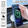 Car Mount Phone Holder for Tesla Model 3, Left Dashboard Car Stand Mount for Magsafe Charger, 360 Rotation Adjustable Car Holder Compatible with iPhone 12 Pro Max/12 Pro/12 (Charger Not Included)