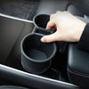 Tesla Model 3 & Y Silicone Cup Holder Insert (Black)