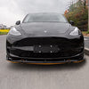 Front Bumper Spoiler Lip for Tesla Model Y (Gloss Black)