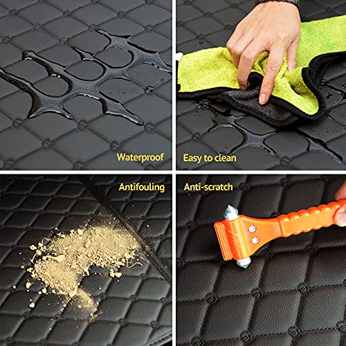 Tesla Model Y Floor Mats All-Weather 2020 2021 Model Y All-Protection Waterproof Interior Liners. (Black)