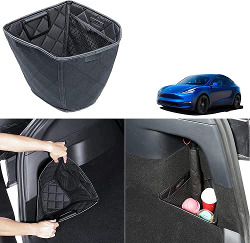 Storage Bins for Trunk Side Pockets of Tesla Model Y (2 Piece Set)
