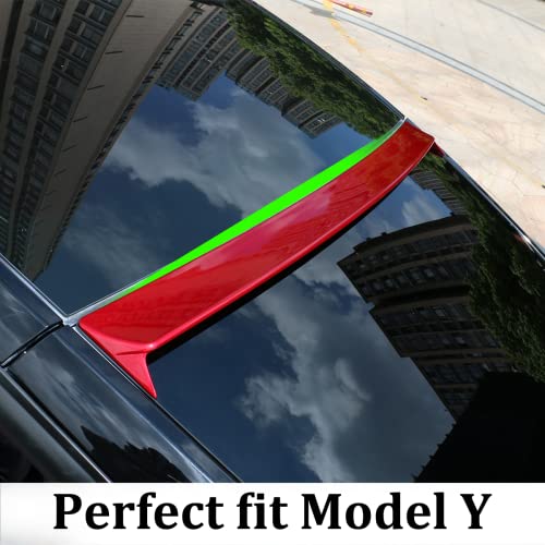 Tesla Model Y Roof Spoiler (Red)